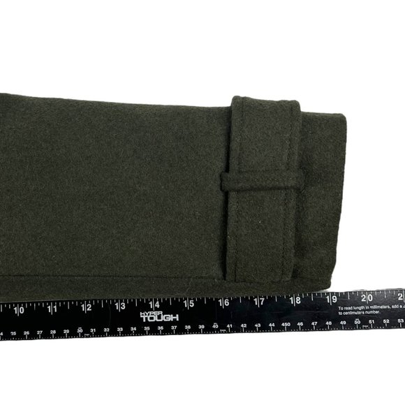 American Eagle Peacoat Women L Army Green Winter Fall Miliatary Wool Jacket Coat - Picture 11 of 16